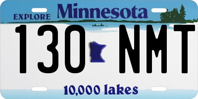MN license plate 130NMT