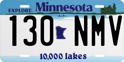 MN license plate 130NMV