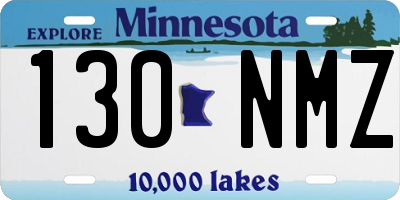 MN license plate 130NMZ