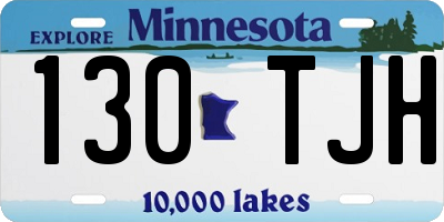 MN license plate 130TJH