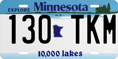 MN license plate 130TKM