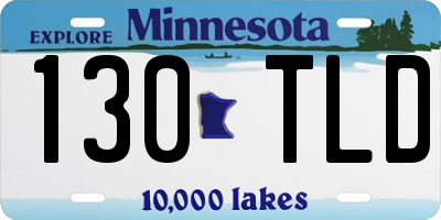 MN license plate 130TLD