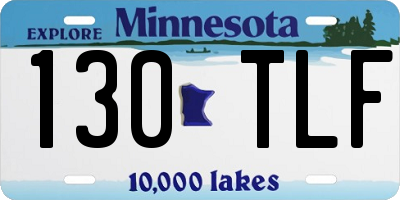 MN license plate 130TLF