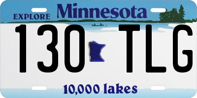 MN license plate 130TLG
