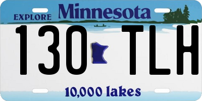 MN license plate 130TLH