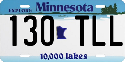 MN license plate 130TLL