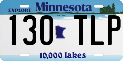 MN license plate 130TLP