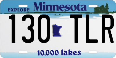 MN license plate 130TLR