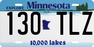 MN license plate 130TLZ
