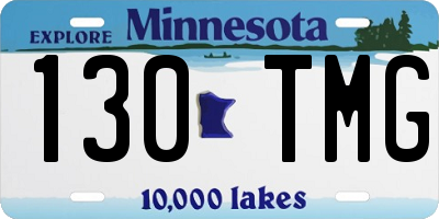 MN license plate 130TMG