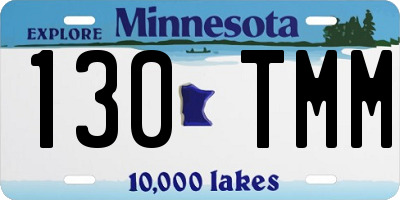 MN license plate 130TMM
