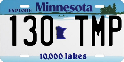 MN license plate 130TMP
