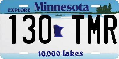MN license plate 130TMR