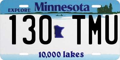 MN license plate 130TMU