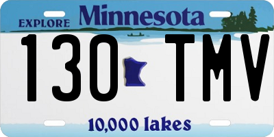 MN license plate 130TMV