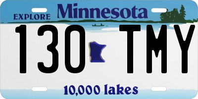 MN license plate 130TMY
