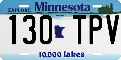 MN license plate 130TPV