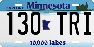 MN license plate 130TRI