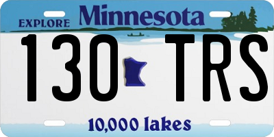 MN license plate 130TRS