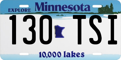 MN license plate 130TSI