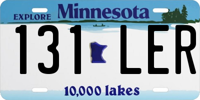 MN license plate 131LER