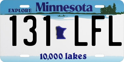 MN license plate 131LFL