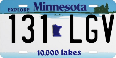 MN license plate 131LGV