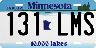 MN license plate 131LMS
