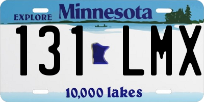 MN license plate 131LMX
