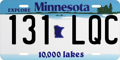 MN license plate 131LQC