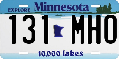 MN license plate 131MHO