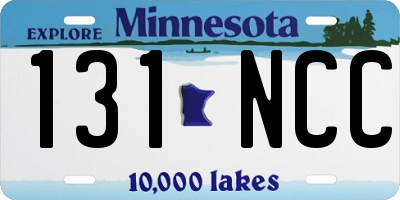 MN license plate 131NCC