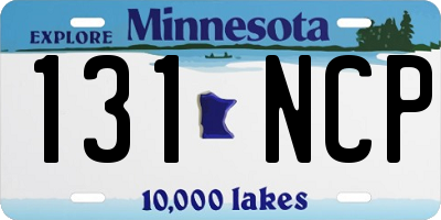 MN license plate 131NCP