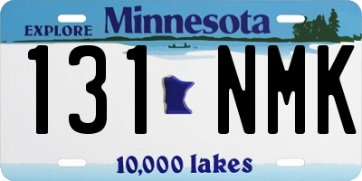 MN license plate 131NMK