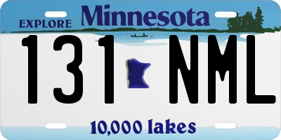 MN license plate 131NML