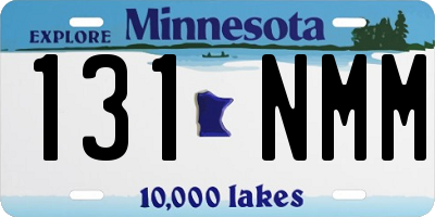 MN license plate 131NMM