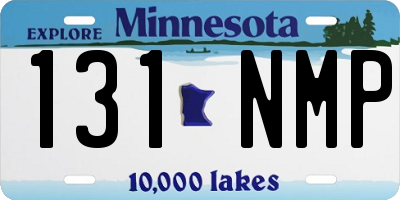 MN license plate 131NMP
