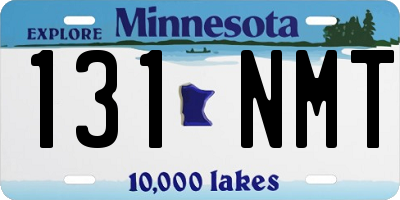 MN license plate 131NMT