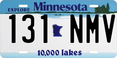 MN license plate 131NMV