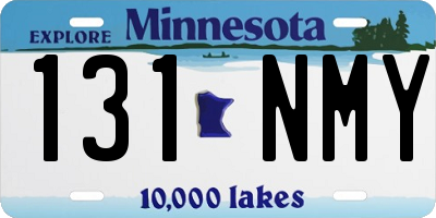 MN license plate 131NMY