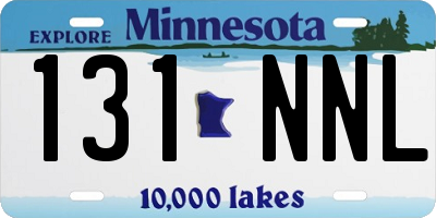 MN license plate 131NNL