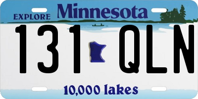 MN license plate 131QLN