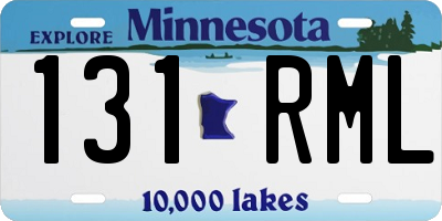 MN license plate 131RML