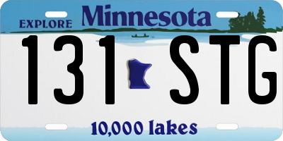 MN license plate 131STG