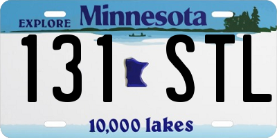 MN license plate 131STL