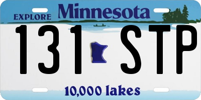 MN license plate 131STP