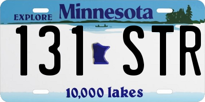 MN license plate 131STR