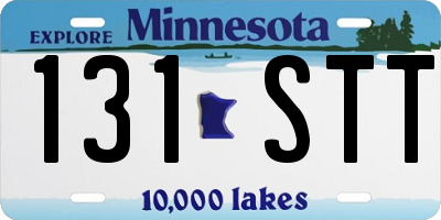 MN license plate 131STT