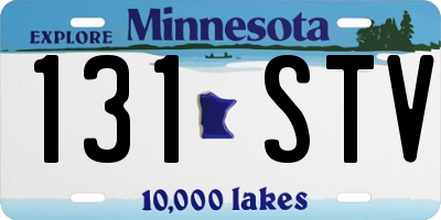 MN license plate 131STV