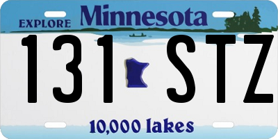 MN license plate 131STZ